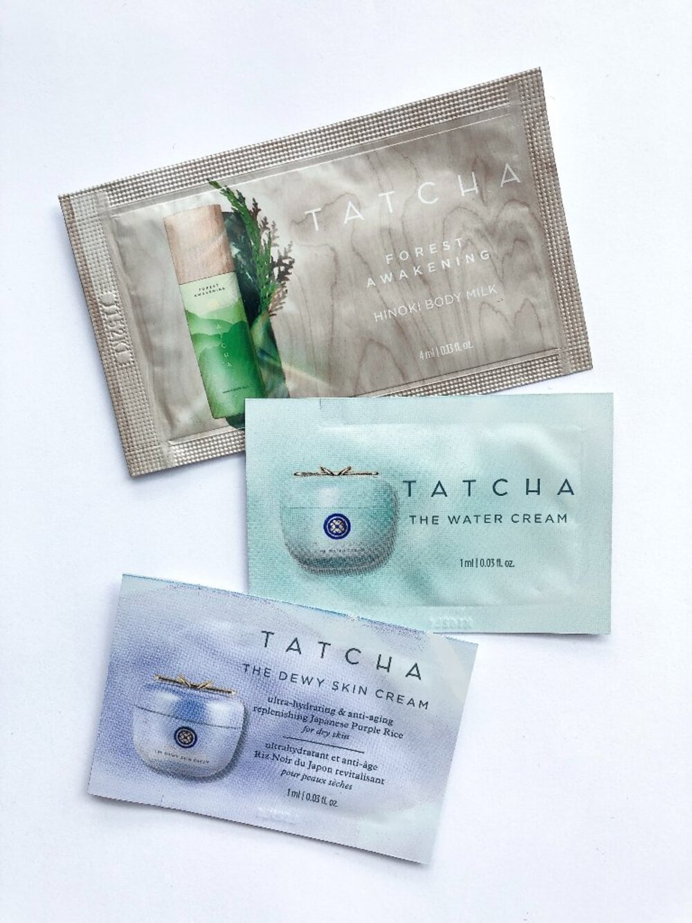 5/$20 Tatcha samples